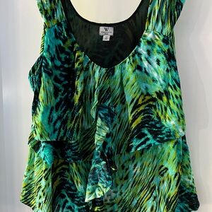 Worthington Multicolor Sleeveless Blouse